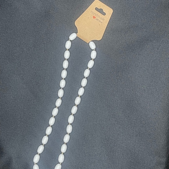 Elegant White Pearl Necklace x4 - Picture 3 of 4